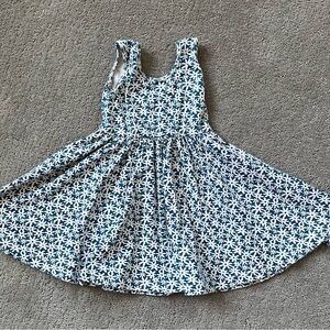 Alice and Ames Tank Ballet Dress in Blue Floral